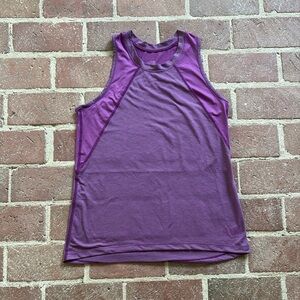 The North Face Flash Dry Purple Sleeveless Tank Top